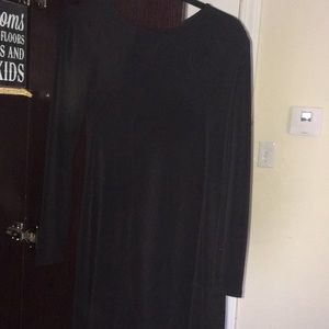 Black long sleeve dress